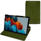 가죽 커버 Samsung Galaxy Tab S7+ - Vert Veggie
