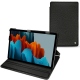 Samsung Galaxy Tab S7 leather case - Ebène ( Sleek P C12 - Black ) 