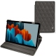 Custodia in pelle Samsung Galaxy Tab S7 - Anthracite - Couture ( Pantone 424C ) 