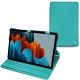 Housse cuir Samsung Galaxy Tab S7 - Bleu fluo