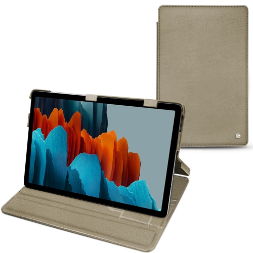 三星Galaxy Tab S7橫向翻蓋保護套Darboun sabla ( Pantone #BCB1A1 )