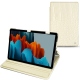 Custodia in pelle Samsung Galaxy Tab S7 - Crocodile milk