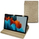 Housse cuir Samsung Galaxy Tab S7 - Autruche desert
