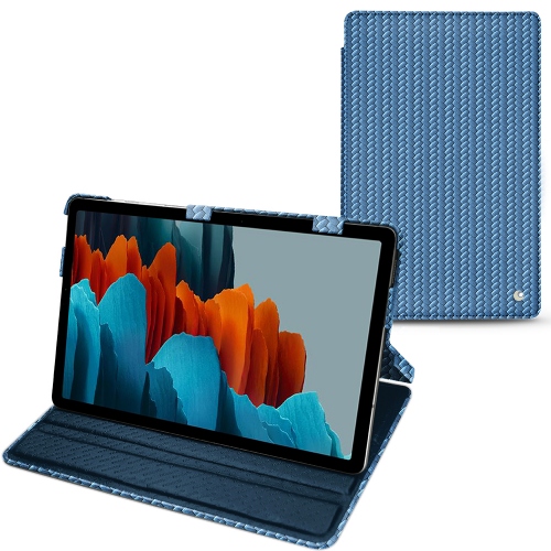 Cubiertas de solapa horizontales para Samsung Galaxy Tab S7Abaca ishia ( Pantone #395775 ) 