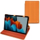 Custodia in pelle Samsung Galaxy Tab S7 - Abaca arancio
