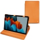 Samsung Galaxy Tab S7 leather case - Orange PU