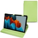 Housse cuir Samsung Galaxy Tab S7 - Vert olive PU
