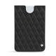 レザーケース Microsoft Surface Duo + bumper - Noir - Couture ( Nappa - Black ) 