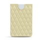 Microsoft Surface Duo with bumper leather pouch - Beige - Couture ( Nappa - Pantone 7502C ) 