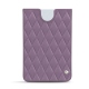 Capa em pele Microsoft Surface Duo com bumper - Lilas - Couture ( Nappa - Pantone 2645U ) 