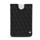 Custodia in pelle Microsoft Surface Duo con bumper - Ebène - Couture ( Sleek P C12 - Black ) 