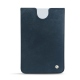 Pochette cuir Microsoft Surface Duo avec bumper - Jean vintage ( Roughtcut - Pantone 285U  ) 