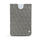 Capa em pele Microsoft Surface Duo com bumper - Acier vintage - Couture
