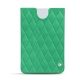 Microsoft Surface Duo with bumper leather pouch - Menthe vintage - Couture