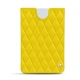 Capa em pele Microsoft Surface Duo com bumper - Jaune fluo - Couture