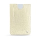 Microsoft Surface Duo with bumper leather pouch - Crocodile milk