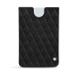 Custodia in pelle Microsoft Surface Duo con bumper - Negre poudro - Couture