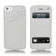 Lederschutzhülle Apple iPhone 5 - Gris ( Nappa - Pantone W428C ) 