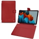 Samsung Galaxy Tab S7+ leather case - Rouge ( Nappa - Pantone 199C ) 
