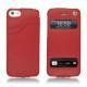 Lederschutzhülle Apple iPhone 5 - Rouge ( Nappa - Pantone 199C ) 