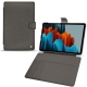 Samsung Galaxy Tab S7+ leather case - Anthracite ( Pantone 424C ) 
