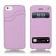 Lederschutzhülle Apple iPhone 5 - Lilas ( Nappa - Pantone 2645U ) 