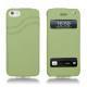 가죽 커버 Apple iPhone 5 - Vert olive ( Nappa - Pantone 578U ) 
