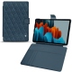 Samsung Galaxy Tab S7+ leather case - Indigo - Couture ( Pantone 303U ) 