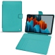 レザーケース Samsung Galaxy Tab S7+ - Bleu fluo