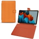 Lederschutzhülle Samsung Galaxy Tab S7+ - Abaca arancio
