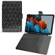Samsung Galaxy Tab S7+ leather case - Onyx - Couture