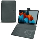 Samsung Galaxy Tab S7+ leather case - Blu marino