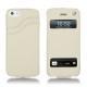 レザーケース Apple iPhone 5 - Ivoire ( Sleek P C12 - White ) 