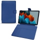 Samsung Galaxy Tab S7+ leather case - Bleu Océan PU