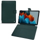 Samsung Galaxy Tab S7+ leather case - Vert séduisant