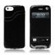 가죽 커버 Apple iPhone 5 - Onyx ( Bologna Hi Gloss - Black ) 