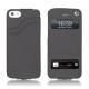 Apple iPhone 5 leather case - Anthracite ( Pantone 424C ) 