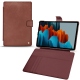 Housse cuir Samsung Galaxy Tab S7 - Passion vintage ( Glutton - Red ) 