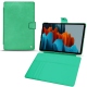 Lederschutzhülle Samsung Galaxy Tab S7 - Menthe vintage ( Pantone 562C ) 