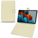 レザーケース Samsung Galaxy Tab S7 - Ivoire ( Sleek P C12 - White ) 