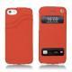 가죽 커버 Apple iPhone 5 - Papaye ( Pantone 180C ) 