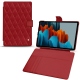 Samsung Galaxy Tab S7 leather case - Rouge - Couture ( Nappa - Pantone 199C ) 