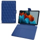 Funda de piel Samsung Galaxy Tab S7 - Bleu océan - Couture ( Nappa - Pantone 293C ) 
