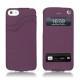 Lederschutzhülle Apple iPhone 5 - Lie de vin ( Pantone 5115C ) 