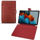 Funda de piel Samsung Galaxy Tab S7 - Autruche ciliegia