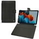 レザーケース Samsung Galaxy Tab S7 - Abaca nero