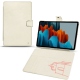 Capa em pele Samsung Galaxy Tab S7 - Blanc escumo