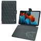 Custodia in pelle Samsung Galaxy Tab S7 - Blu marino - Couture