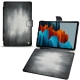 Samsung Galaxy Tab S7 leather case - Gris Patine