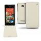 가죽 커버 HTC Windows Phone 8X  - Ivoire ( Sleek P C12 - White ) 